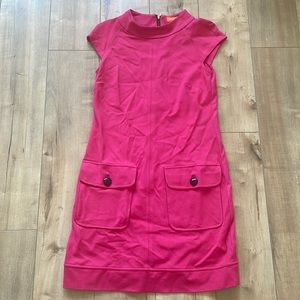 Cynthia Steffe | Neck Sheath Dress Pink Sz 4